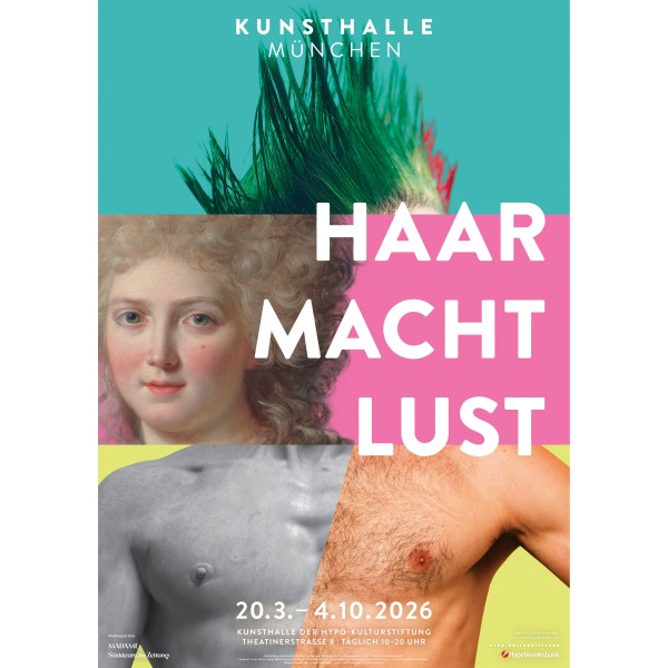 Poster 39 . HAAR MACHT LUST . Ausstellungsplakat