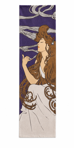 Wall Hanging . MUCHA JOB . HAIR STORIES OF POWER AND PASSION. edited by muse