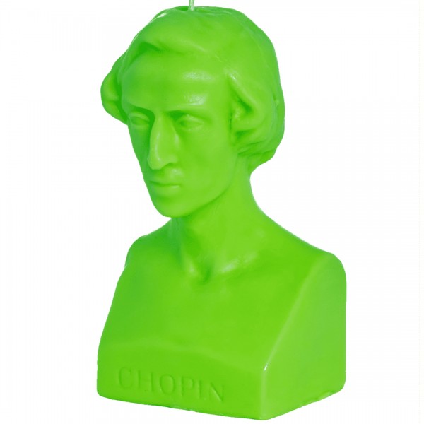 Candle . STUDIOCRACOW . Chopin neon green