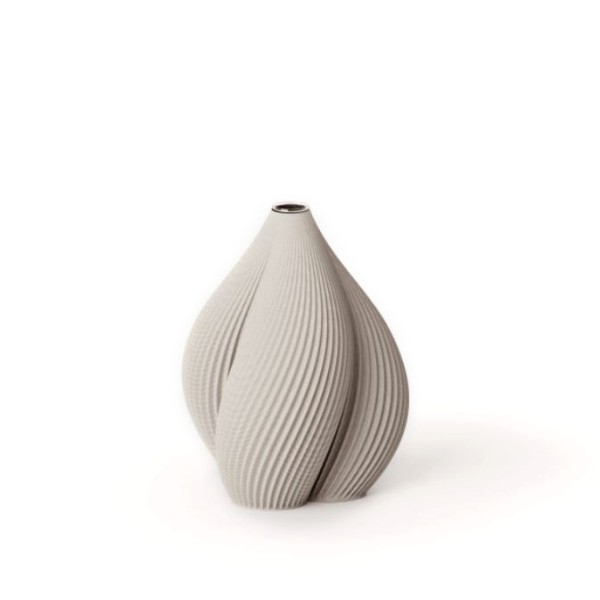 Vase . VENUS . Pebble taupe