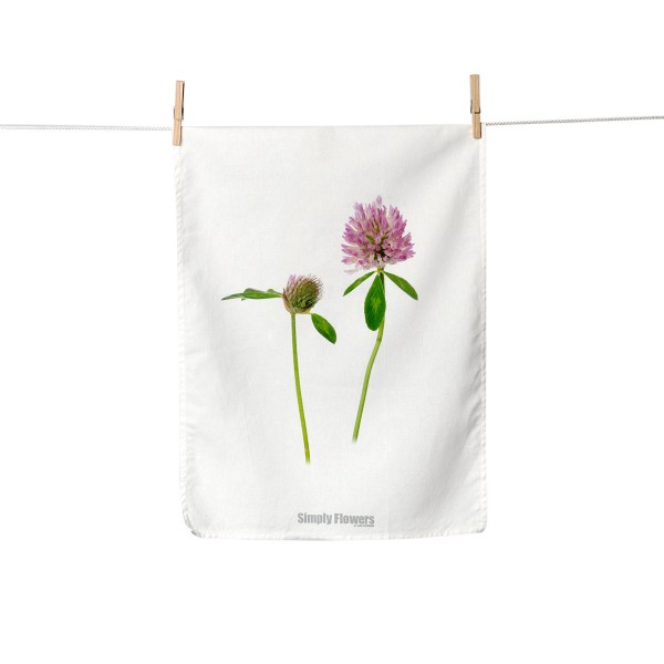 Tea Towel . SIMPLY FLOWERS . Clover