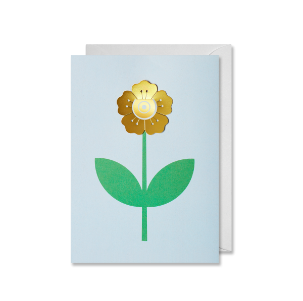Card . OCTAEVO . Flower